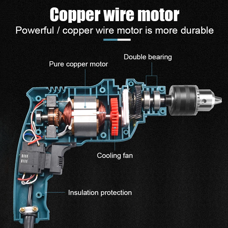 ELEG-0.3Mm-4Mm Adjustable Mini Electric Hand Drill