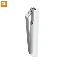 Xiaomi Mijia مقص أظافر من الفولاذ المقاوم للصدأ ، مع غطاء مضاد للرذاذ ، للعناية بالأقدام ، أداة مبرد Mi الاحترافية