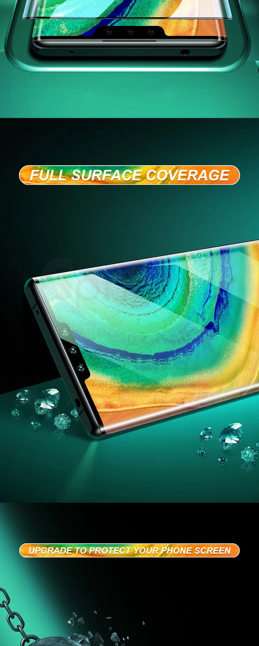 99D Защитное стекло для huawei mate 30 20 10 Pro 20X9 Lite Защита экрана для huawei P Защитное стекло для смартфонов Пленка чехол