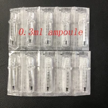 Стерильные ампульные шприцы 0,3 мл для гиалуроновой ручки, гиалуроническая ручка, распылитель, пистолет, расходные материалы для красоты, шприц для воды против морщин