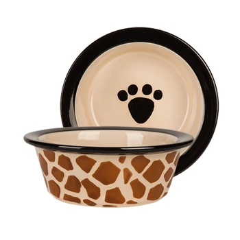 

Pet Dog Bowl Pet Feeder Water Dispenser Bowl for Dogs Kitten Dog Ceramics Bowl