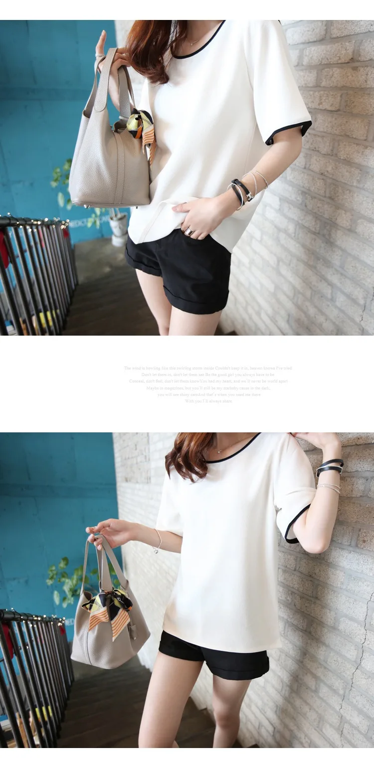 Лето, стиль, женская футболка, студенческий топ с короткими рукавами, корейский стиль, сплошной цвет, большой размер, половина рукава, база