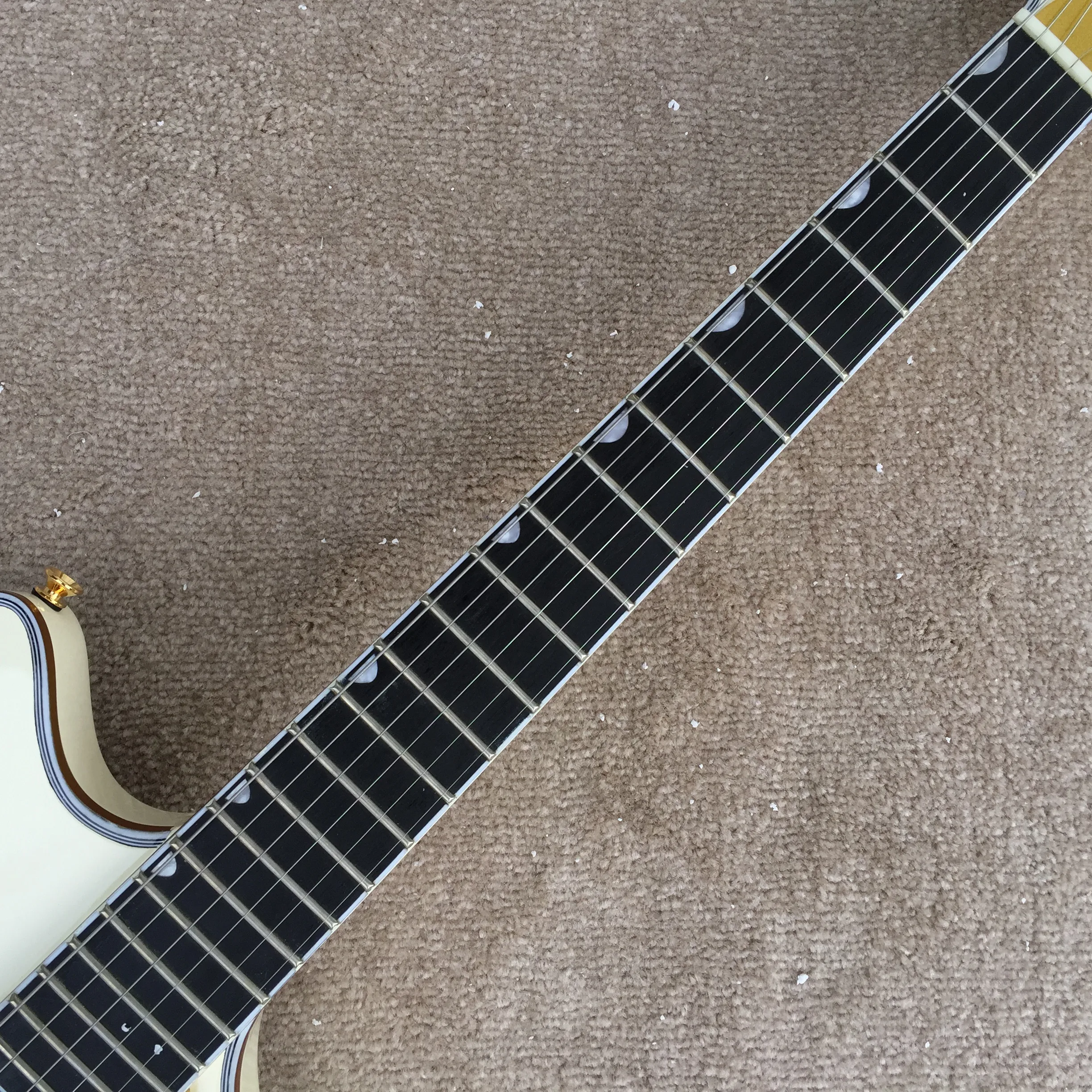 Custom Shop Новое поступление 6 струн Пингвин модель, электрогитара, гриф из черного дерева, Grets Billy Bo кремовый белый
