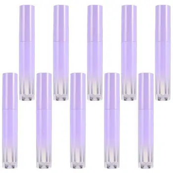 

10PCs Empty Tube Portable Durable Practical Refillable Subpackaging Tube Lip Gloss Tube Lip Glaze Tube for Home