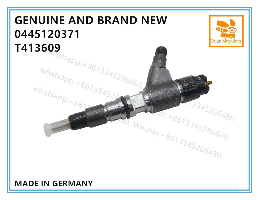 Подлинная и абсолютно новая Топливная форсунка COMMON RAIL 0445120371, 0445120382, T413609 для двигателя PERKINS 4.4L