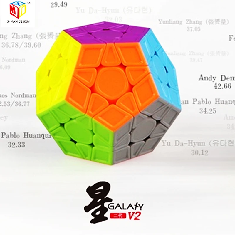 

qiyi X-Man Galaxy 3x3x3 Cube Megaminxeds V2M 12 sides Magnetic puzzle Speed Qiyi 3x3 Professional Magic cubo For Children Gift