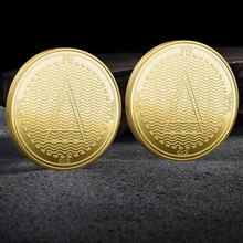 

Digital Virtual Coin XVG Coin Three-dimensional Relief Gold-plated Silver Metal Commemorative Coin Collection Gifts