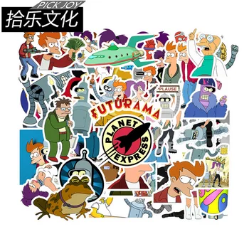 

50 cartoon animations fly out a Futurama sticker personalized graffiti decorative luggage sticker