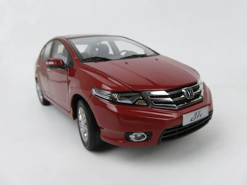 1 18 Dealer Edition Honda City Red 2012 Version Diecast Car Model With Small Gift Diecasts Toy Vehicles Aliexpress