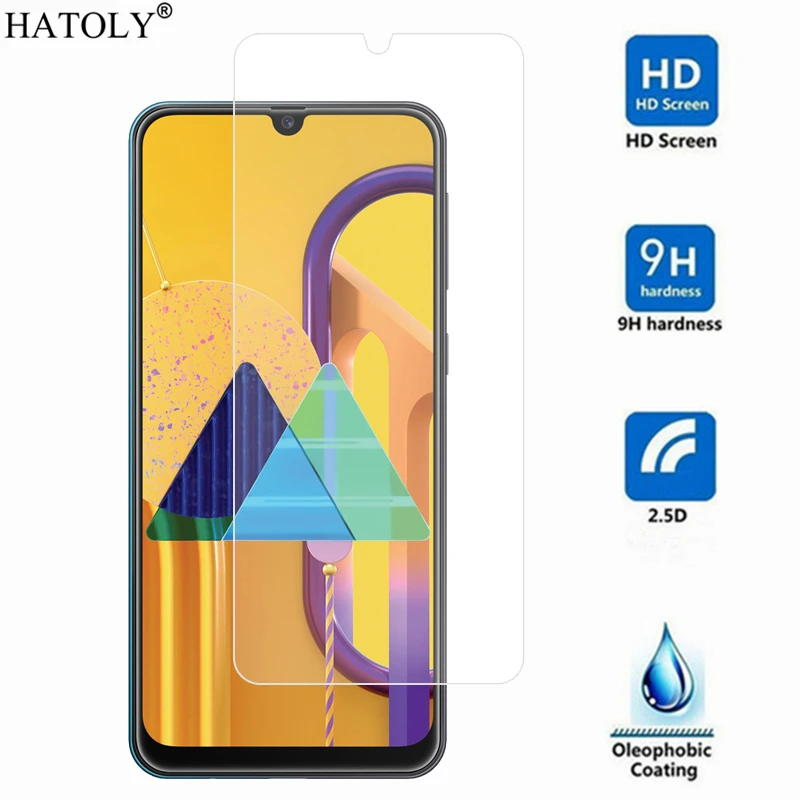 2 шт Для samsung Galaxy M30s стекло для Galaxy M30s закаленное защитная стеклянная пленка для экрана Защитное стекло для samsung Galaxy M30s