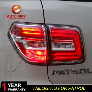 

Car Styling Tail Lamp case for Nissan Patrol 2014-2017 Patrol taillights LED Patrol Taillight Rear Lamp LED Car Accessorie