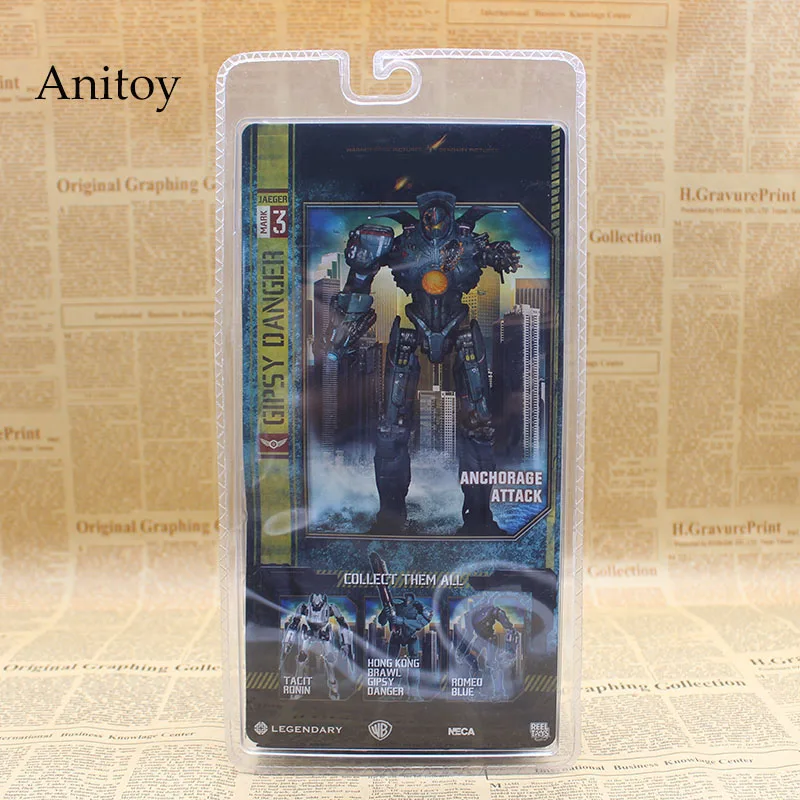 NECA Gipsy Danger Jaeger Anchorage Attack Tacit Ronin ПВХ фигурка Коллекционная модель игрушки 15-18 см KT3638