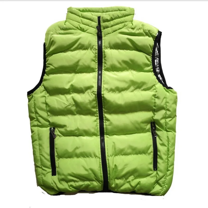 

2019 Autumn Winter Couple Models Thickening Warm Cotton Vest Men Sleeveless Vest Jacket Waistcoat Mens Homme Men Cotton Vest