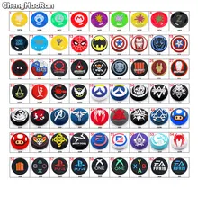 ChengHaoRan 1Pc Silicone Analog Thumb Stick Grips Caps Joystick Cover For PS5 PS4 Slim PS3 Xbox One/360 Switch Pro Controller