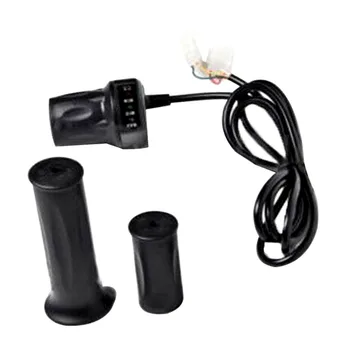 

Parts Replacement Accelerator E Bike Universal With Indicator 36V Thumb Half Twisted Throttle Electric Scooter Accessories Wires