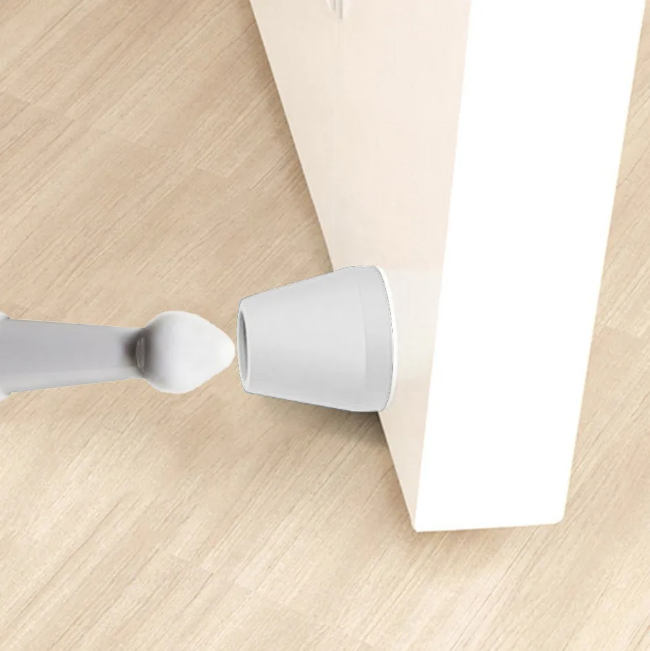 Tapón De La Puerta Pared Tope de Parada Protector tono cobre de montaje en pared amortiguador de sonido