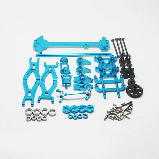 WLtoys A949 A959 A969 A979 A959-B/A969-B/A979-B/K929-B 1:18 RC автомобильные запчасти полный набор металлических обновлений