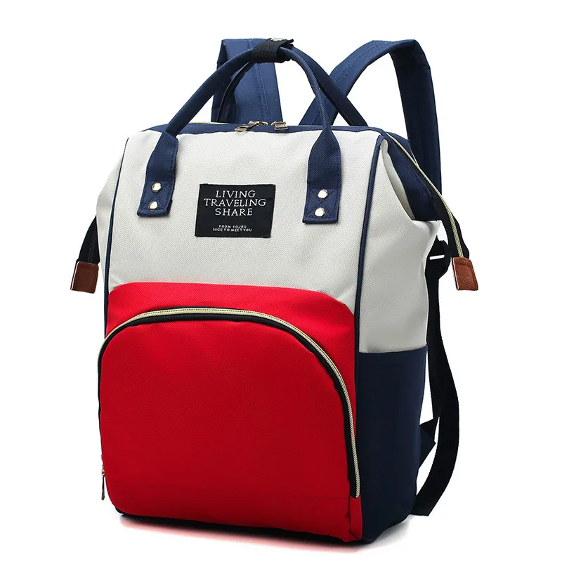 

Large-Volume Diaper Bag Backpack Multi-functional Nursing MOTHER'S Bag Fashion Mommy Bag Casual Backpack