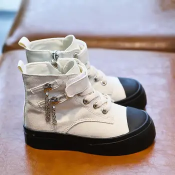 

Children's Martin boots autumn winter fashion boys girls Booties warm snow non-slip soft shoes