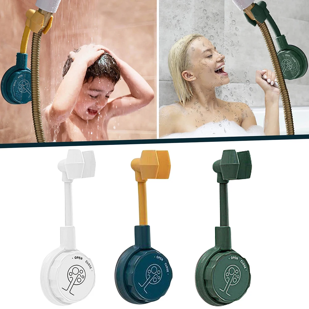 

Shower Bracket Adjustable Suction Cup Shower Holder Removable Wall Mounted Suction Bracket For Bathroom Bathtub