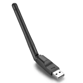 

RT5370 Wireless Network Card Mini USB 2.0 WiFi Adapter Antenna PC LAN Wi-Fi Receiver Dongle 802.11 b/g/n