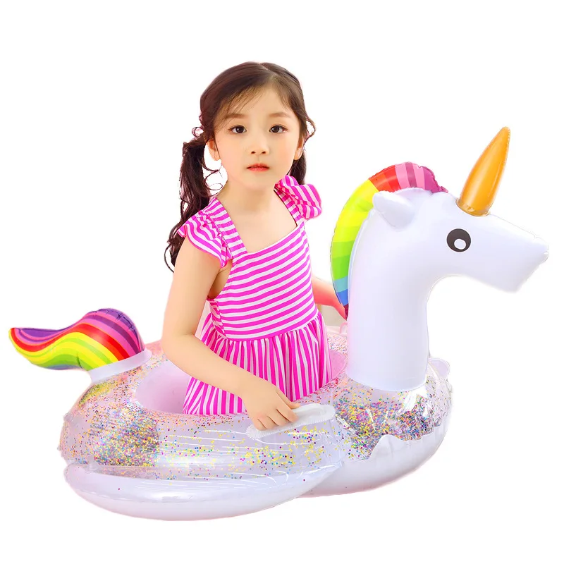 

Flamingo/Unicorn sequin inflatable swimming ring summer swimming pool floatting circle toys for children kids