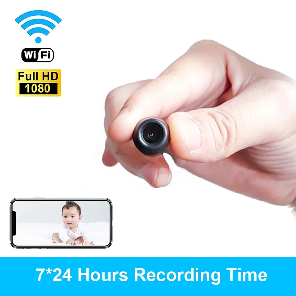 Умная мини-камера HD 1080P с Wi-Fi IP-камера наблюдения в режиме реального времени со
