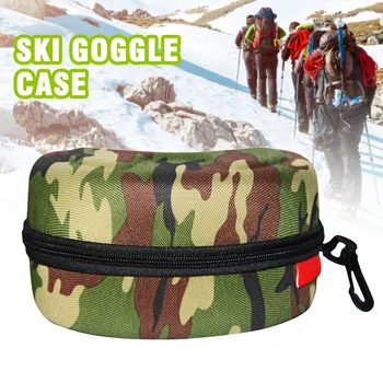 

EVA Zipper Storage Portable Climbing Carrying Sports Scratch Resistant With Buckle Outdoor Ski Goggle Case Glasses Protector