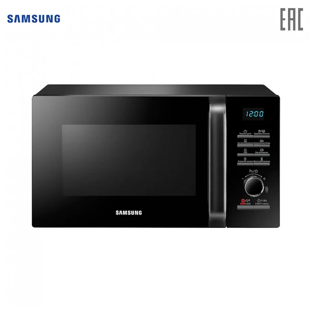 Микроволновая печь SAMSUNG 23L SOLO MS23H3115FK/BW | Бытовая техника