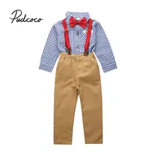 Autumn Boys Gentleman Clothes Kids Outfits Suits Toddler Clothes Children Clothes Wedding Christmas Party Clothing Set 2-7 Years