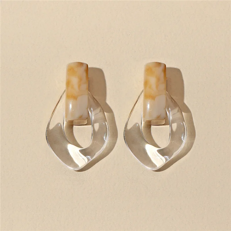 Jolies boucles d'oreilles vintage en forme de feuille texturée de perles de culture de Van Dell (à vis) - France