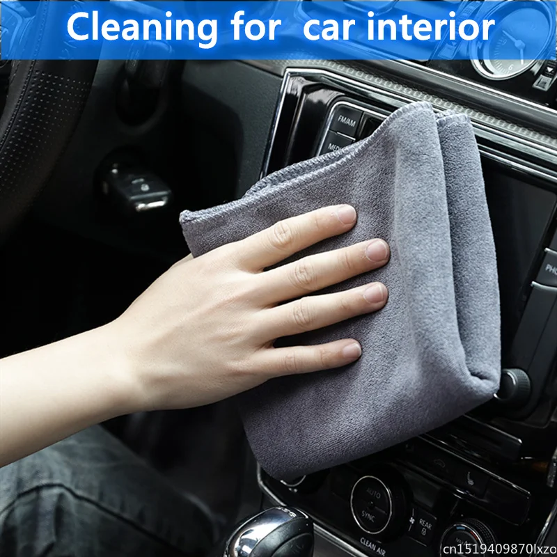 Chiffon de lavage de voiture bleu à séchage rapide, Microfibre, lingettes  de nettoyage, détail de voiture, grand chiffon doux, chiffon de sol,  plumeau - AliExpress