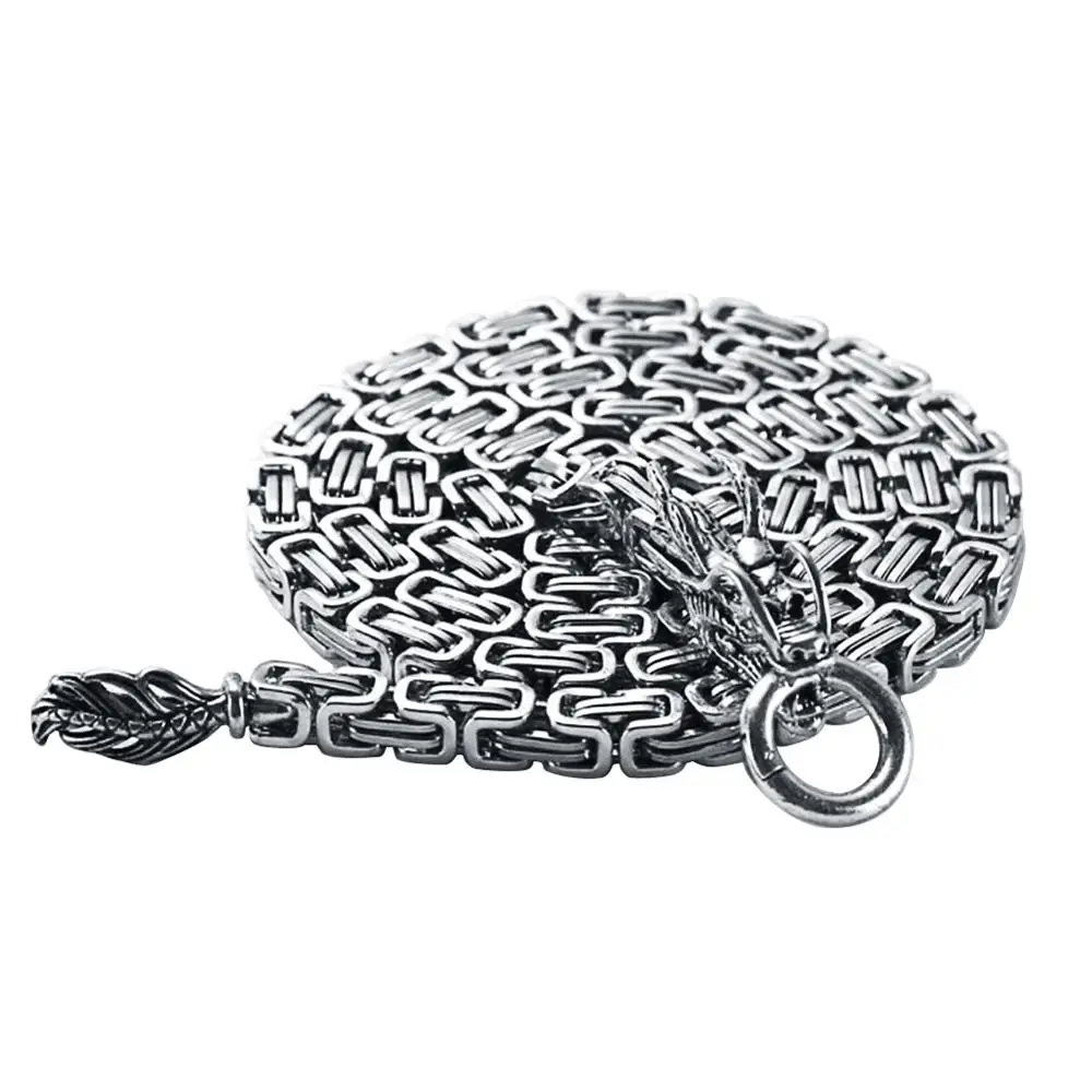 Self Ninja Whip Dragon Bracelet Chain Titanium Steel Necklace Stainless |  eBay