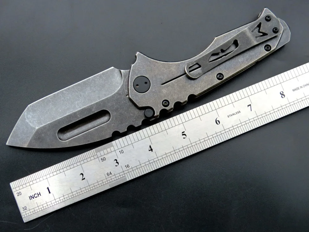 MDF-3 складные ножи с лезвием, вымытый камень, стальная ручка, 440 лезвие, Охотничий Тактический нож, Походный нож, инструменты для повседневного использования