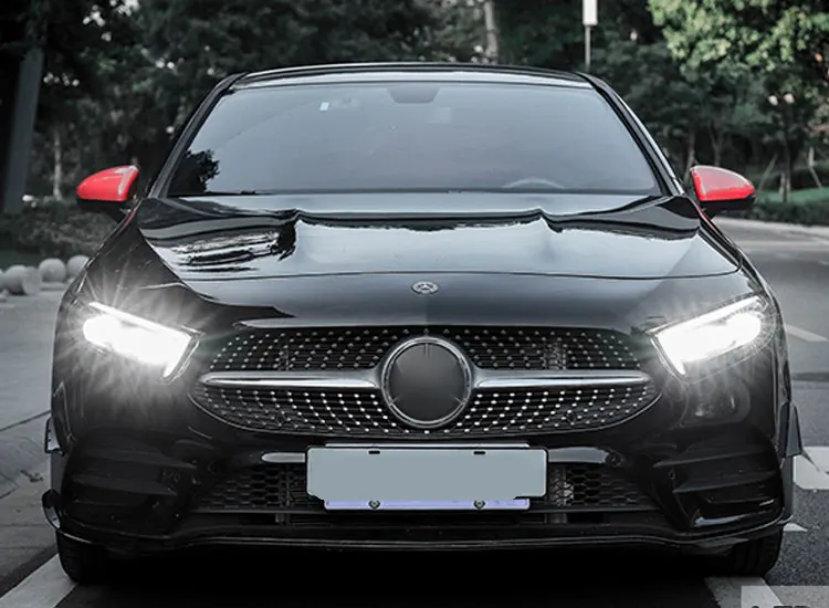 2 шт. автомобильный стиль светодиодный фары для Benz A180 A200 A177 для A180 Головной фонарь светодиодный DRL Объектив двойной луч H7 HID Xenon bi xenon