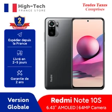 Pre-sale Xiaomi Redmi Note 10S 6GB 64/128GB Global Version Smartphone 64MP Quad Camera 6.43" AMOLED DotDisplay NFC 33W 5000mAh