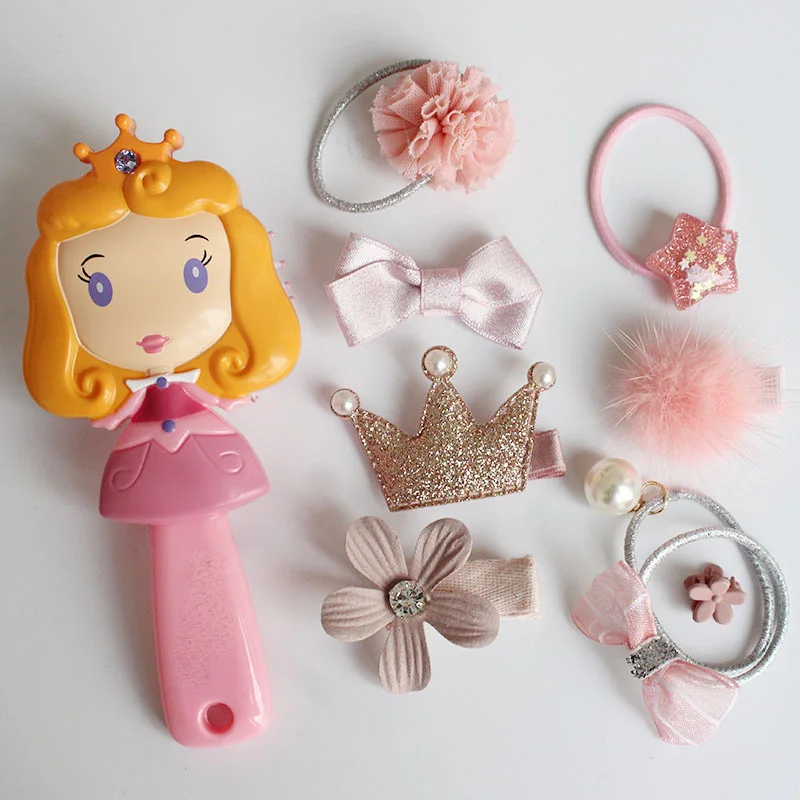Boutique Hair Accessories Children'S Hairpin Girls Hair Rope Princess Comb Jewelry Gift Box New Year Christmas Set Gift Boutique Hair Accessories Children'S Hairpin Girls Hair Rope Princess Comb Jewelry Gift Box New Year Christmas Set Gift
