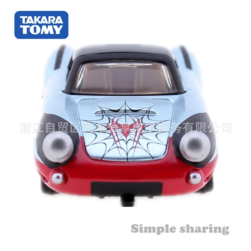 Tomy TOMICA Tomica сплав автомобиль модель игрушка для Мальчиков Marvel изображение Мелодия Человек-паук спортивный автомобиль