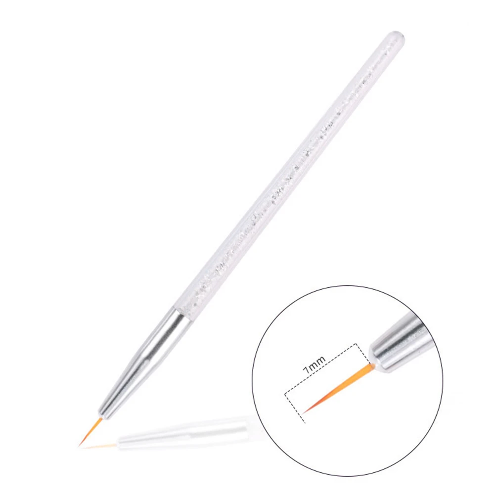 3pcs Dotting Art Painting Pen Manicure Tools Professional Nail Brush Set Home Salon Plastic Line Flower Drawing Pencel Gift