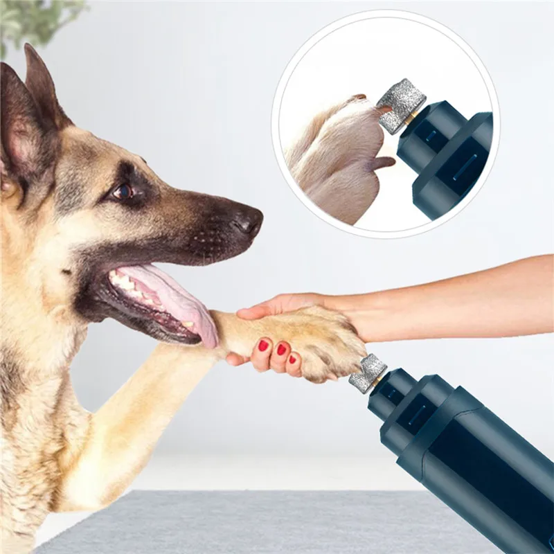 Pet Nail Grinder Dog Electric Manicure Device USB Charging Nail Trimmer FP8