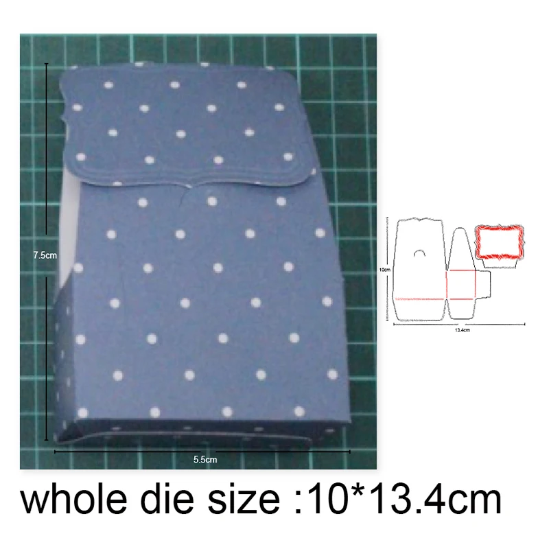 

craft dies Christmas Folder Box Cutting Dies Stencil For Greeting Card Making Scrapbooking dies Metal Dies Nouveau Arrivage 2020