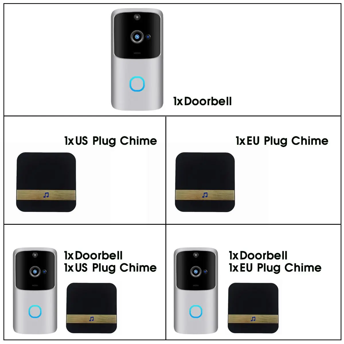 HD 1080P смарт WiFi видео дверной звонок камера визуальный домофон ночное видение IP дверной звонок беспроводная камера безопасности умный дверной Звонок