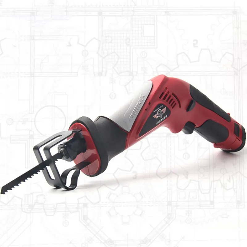 

2000mAh 12V lithium Reciprocating Saw Blade Saw Portable Cordless Power Tool jig Saw High Quality