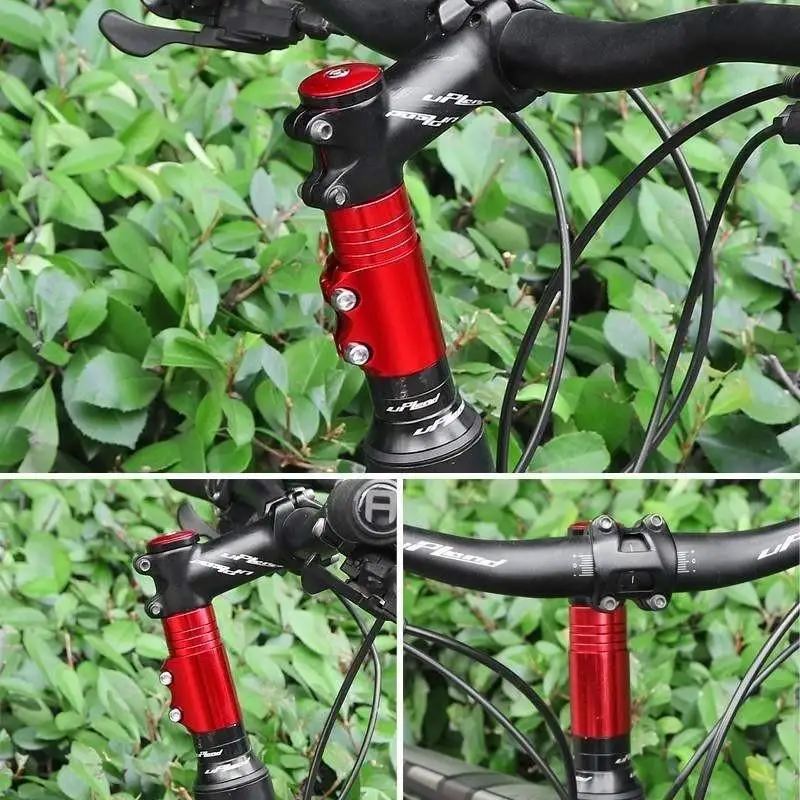 Mountain bike handlebar riser adjustable stem tube lengthening and heightening bicycle handlebar