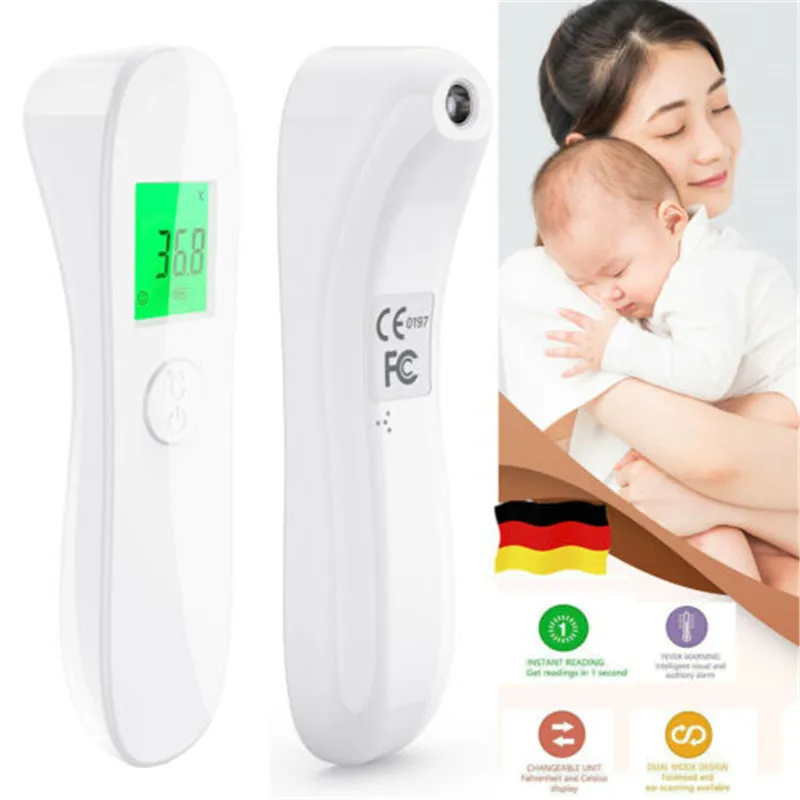 

Digital Thermometer Infrared Baby Forehead Fever Non-Contact Infrared Thermometer With Lcd Backlight Termometro Infravermelh