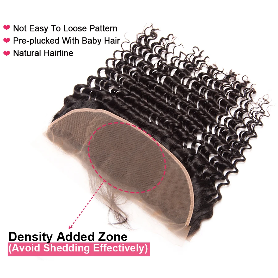 Lumiere Hair Malaysian Hair Weave Bundles 1PC Deep Wave Non-remy Hair Extensions 100% Human Hair 10''-28'' Natural Color