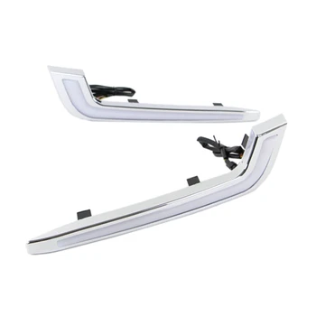 

2PCS White LED Daytime Running Light DRL LED Fog Lamp for Cadillac XTS 2013-2016