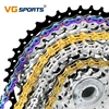 VG Sports 6 7 8 9 10 11 Speed Bicycle Chain Velocidade Titanium Rainbow Gold Silver Mountain Road Bike MTB Chains Part 116 Links ► Photo 2/6