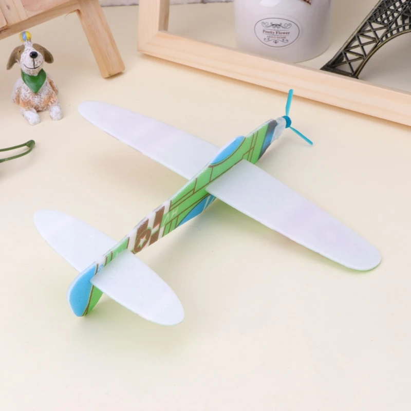Foam paper самолет хватать руками планерская модель самолета DIY Детская игрушка подарок E65D