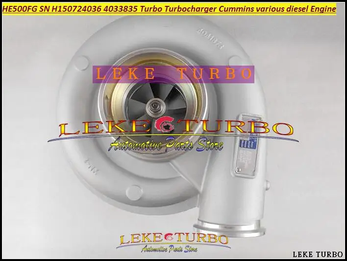 Турбинный Турбокомпрессор HE500FG SN H150724036 4033835 для Cummins Различные запчасти дизельного двигателя Автозапчасти